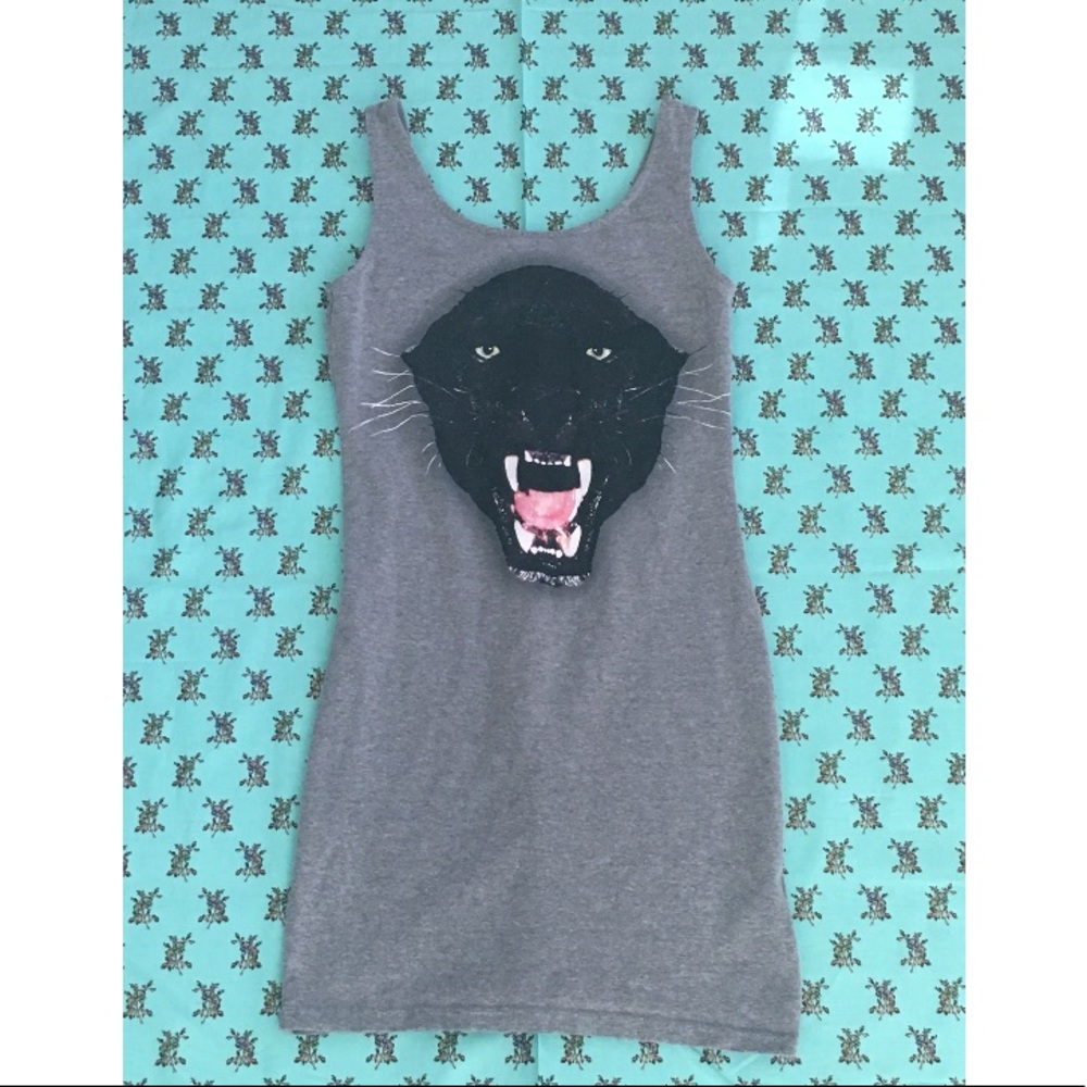 Panther faced dress